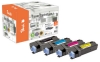 Peach Spar Pack Tonermodule kompatibel zu  Dell KU052-KU055, 593-10258/59/60/61