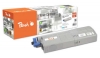 Peach tonercartridge cyaan, compatibel met  OKI 46490403
