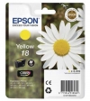 210826 - Cartouche d'encre jaune originale No. 18 y, C13T18044010 Epson