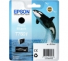 211615 - Cartouche d'encre photo noire originale T7601PHBK, C13T76014010 Epson