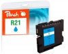 320557 - Peach cartouche d'encre cyan compatible avec GC21C, 405533 Ricoh