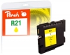 320559 - Peach Tintenpatrone gelb kompatibel zu GC21Y, 405535 Ricoh